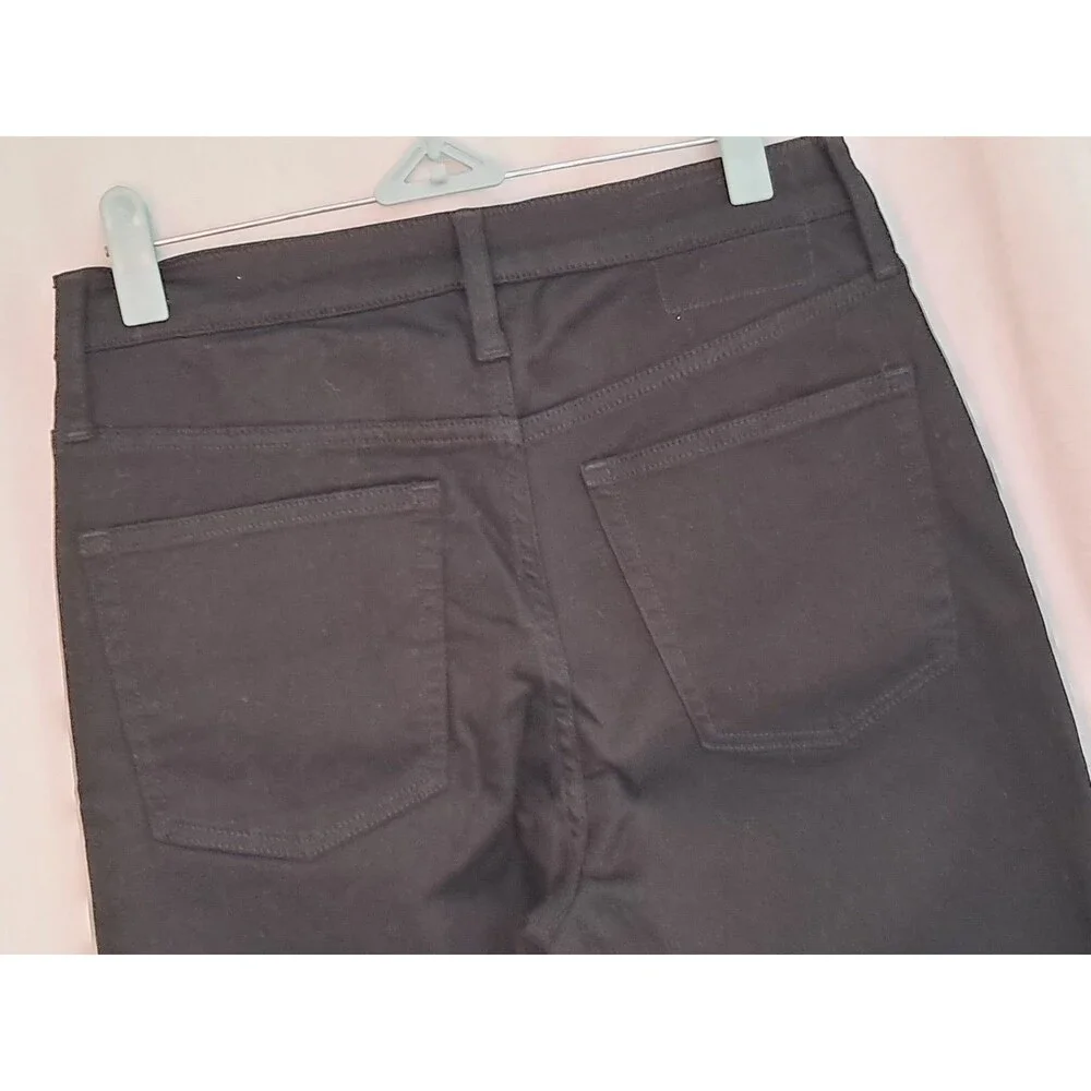 J.Crew '03 Mid-Rise Kickout Jeans Black Kicky Hem High Rise CC527 Size 28 NWT